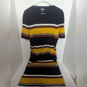 Kohl's x Abbott Elementary Women's 2X Horizontal Striped Sweater Maxi Dress